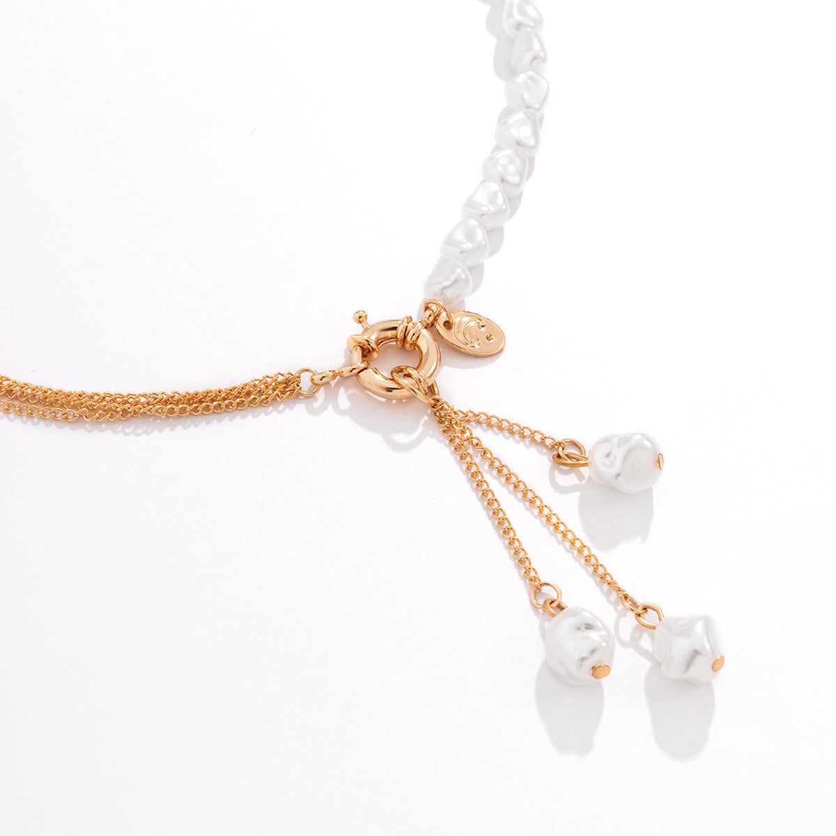 Baroque Pearl Toggle Necklace